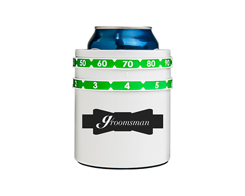 Personalized Groomsmen Koozies - Green