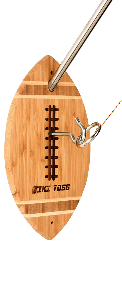 Tiki Toss Football Ring Toss Game